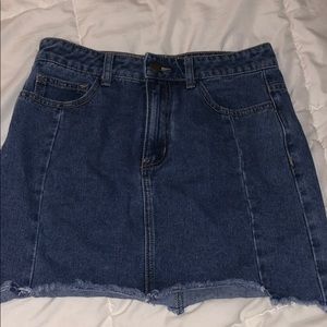 jean skirt